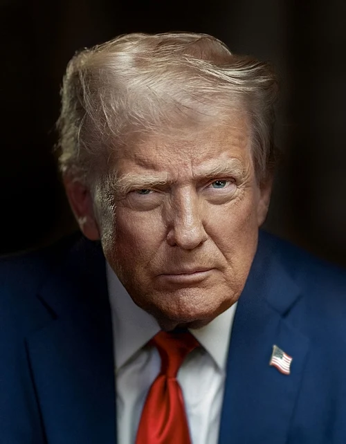 Official presidential portrait of Donald J. Trump