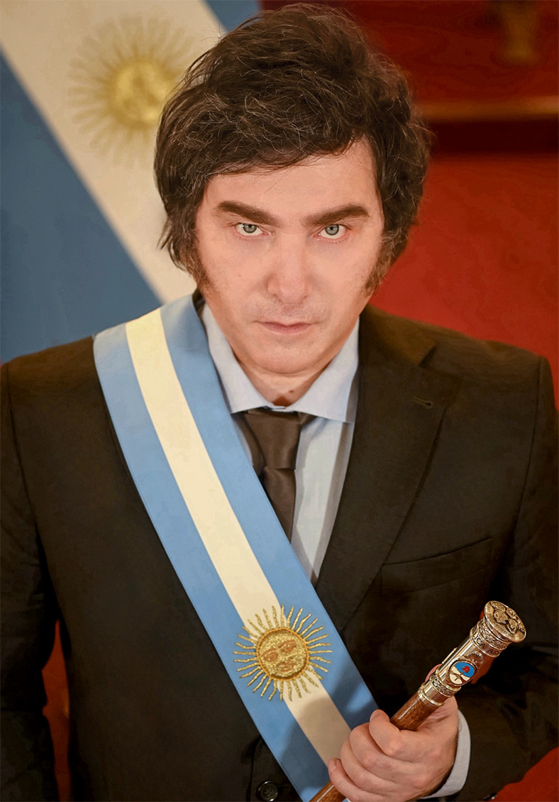 Official portrait of Javier Milei